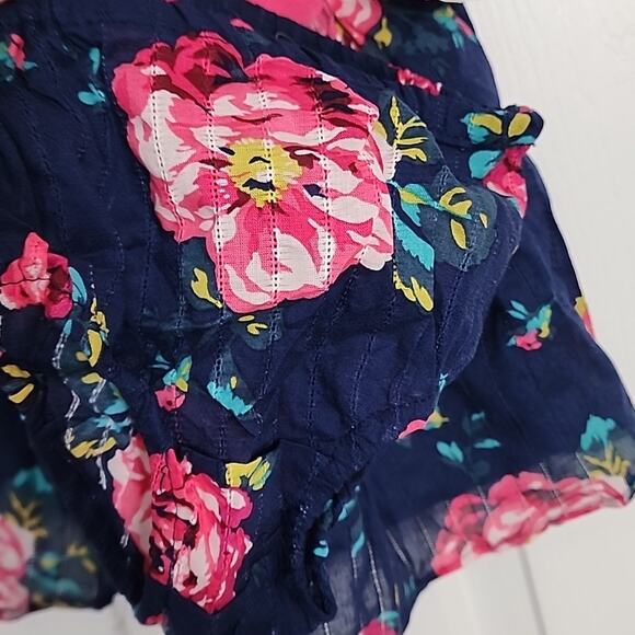 Zunie Blue Floral Dress. NWT, 12 Months - Picture 5 of 6